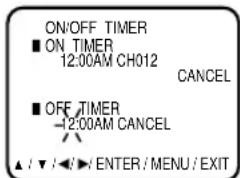 JVC AV14F703 - OFF TIMER SETTING - 3
