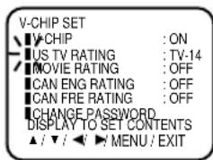 JVC AV14F703 - SETTING V-CHIP - 6