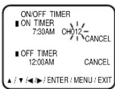 JVC AV14F703 - ON TIMER SETTING - 5