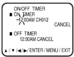 JVC AV14F703 - ON TIMER SETTING - 3