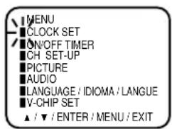 JVC AV14F703 - SETTING CLOCK - 1