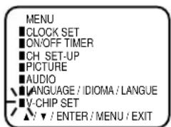 JVC AV14F703 - SETTING V-CHIP - 1
