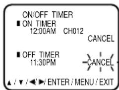 JVC AV14F703 - OFF TIMER SETTING - 5