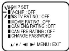 JVC AV14F703 - SETTING V-CHIP - 2