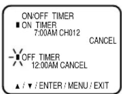 JVC AV14F703 - OFF TIMER SETTING - 2