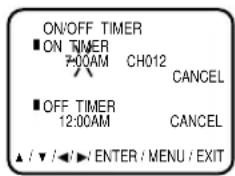 JVC AV14F703 - ON TIMER SETTING - 4