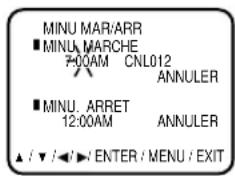 JVC AV14F703 - POUR RÉGLER L'HEURE DE MISE SOUS TENSION - 4