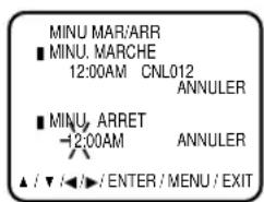 JVC AV14F703 - POUR RÉGLER L'HEURE DE MISE HORS TENSION - 3