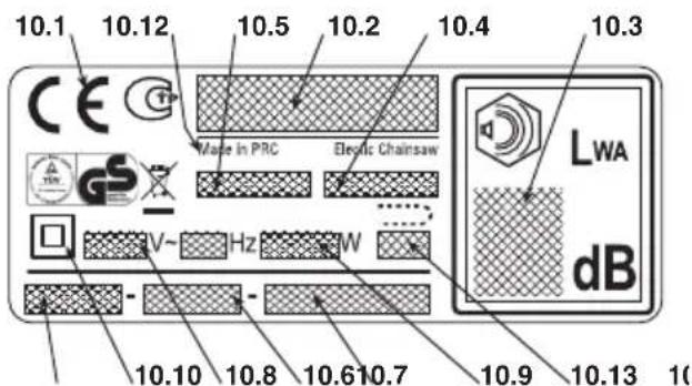 STIGA SEV 2416 Q - IDENTIFICATION PLATE - 2