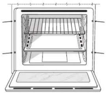 INDESIT IFG 51 K.A S - Centrage et fixation - 1