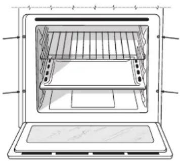 INDESIT IFG 51 K.A S - Centrado y fijación - 1