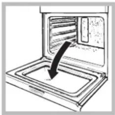 INDESIT IF 51 K.A S - Backofentür reinigen - 1