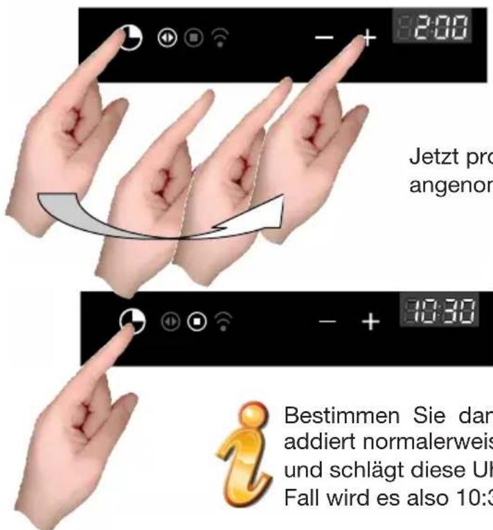 BAUMATIC BO920TS - Timer-Programmierung: Späteres Garen - 2