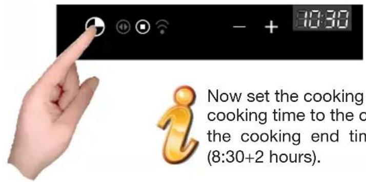 BAUMATIC BO920TS - Programming the timer: delayed cooking - 3