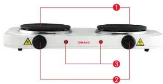 Tomado TM2441 - ONDERDELENBESCHRIJVING - 1