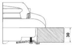 Ariston Thermo PK640RGH - Hook fastening diagram - 2