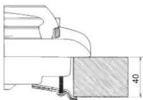 Ariston Thermo PK640RGH - Hook fastening diagram - 3