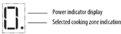 Ariston Thermo NIS 642 FB AUS - Switching on and adjusting cooking zones - 1