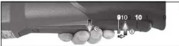 METABO W 9125 Quick - Machines met "Paddle-schakelaar" (met dodemansfunctie): - 1