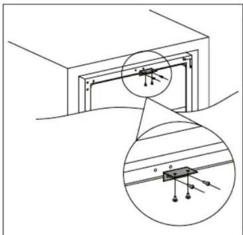 AEG SWE66001DG - INSTALLER DEN ØVRE BRAKETTEN - 1