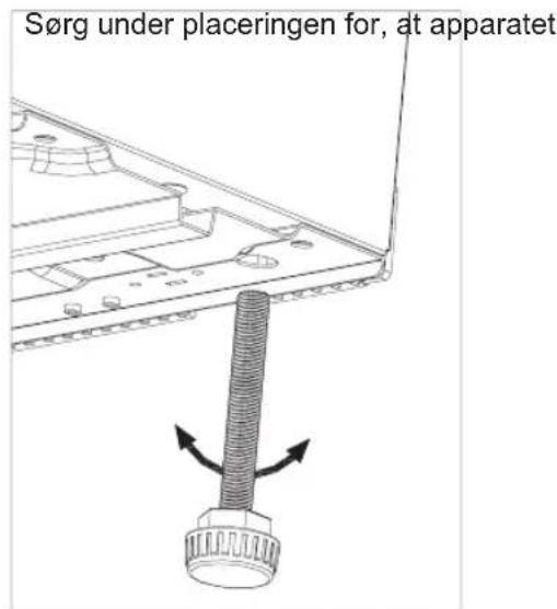 AEG SWE66001DG - NIVELLERING - 1