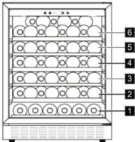 AEG SWE66001DG - VINOPBEVARING - 2