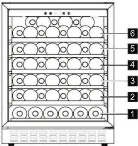 AEG SWE66001DG - VIININ SÄLYTYS - 2