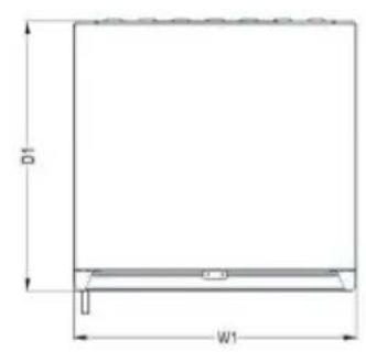 AEG SWE63001DG - INSTALLASJONSMÁL (MM) OG VENTILASJONSKRAV DIMENSJONER - 2