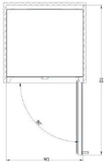 AEG SWE63001DG - ROZMERY INSTALÁCIE (MM) A POŽIADAVKY NA VETRANIE - 3