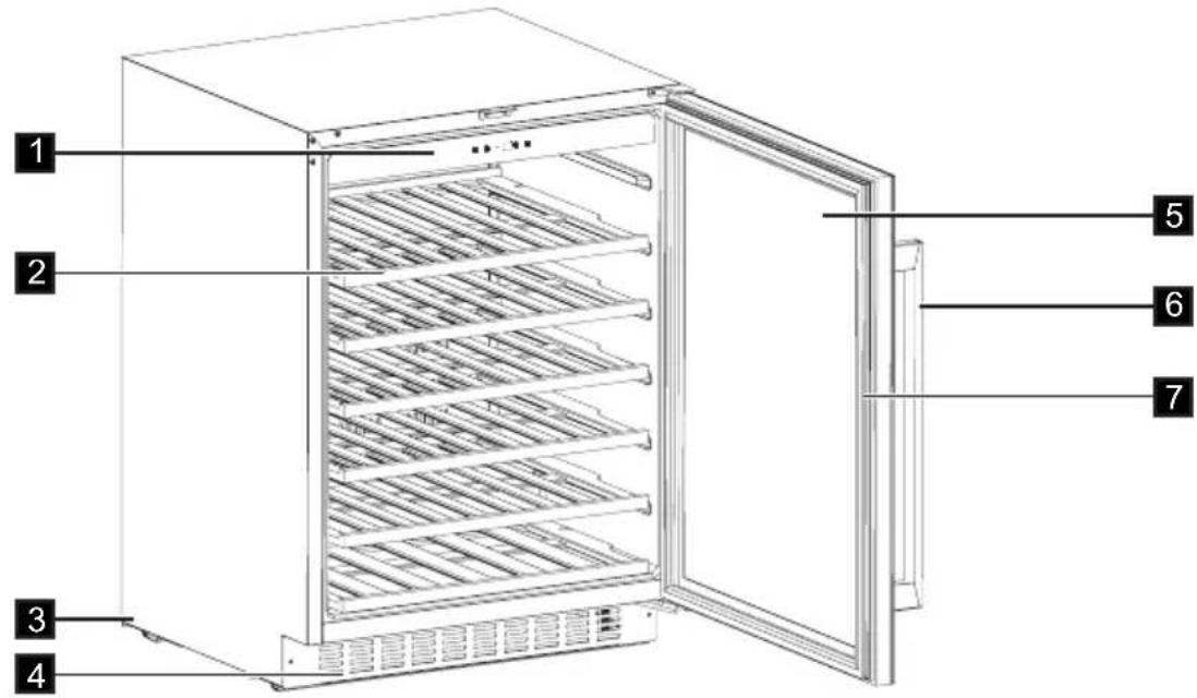 AEG SWE63001DG - DESCRIPTION DE L'APPAREIL - 1