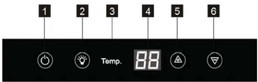 AEG SWE63001DG - PANEL STEROWANIA - 1