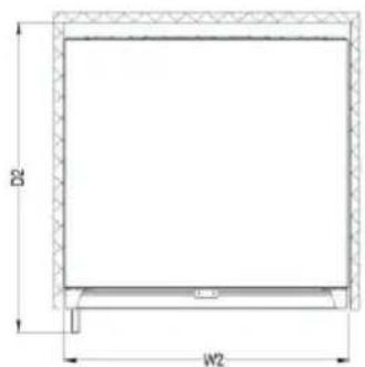 AEG SWE63001DG - INSTALLATIONSDIMENSIONER (MM) OG VENTILATIONSKRAV - 4