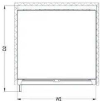 AEG SWE63001DG - INSTALAČNÍ ROZMÉRY (MM) A VENTILACNÍ POžADAVKY - 4