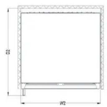 AEG SWE63001DG - INSTALLASJONSMÁL (MM) OG VENTILASJONSKRAV DIMENSJONER - 4