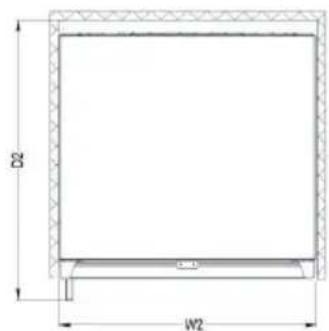 AEG SWE63001DG - ROZMERY INSTALÁCIE (MM) A POŽIADAVKY NA VETRANIE - 4
