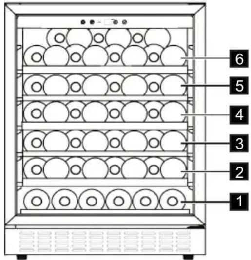 AEG SWE63001DG - VINOPBEVARING - 2