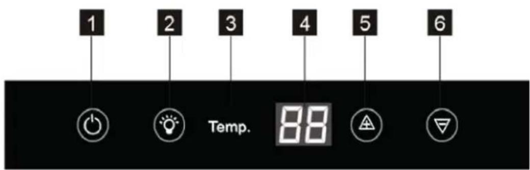 AEG SWE63001DG - OVLÁDACÍ PANEL - 1