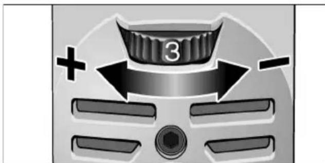 Flex L 3709125 - Seleção prévia da rotação (só para LE 9-10 125) - 1