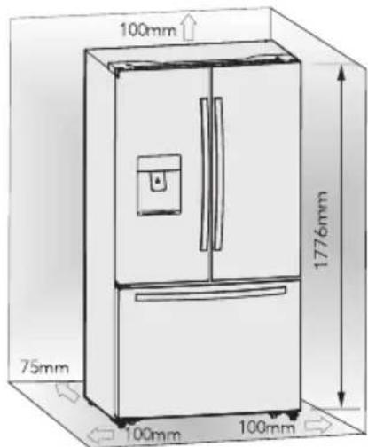 ELECTROLUX EN6084MOX - Ventilation of appliance - 1