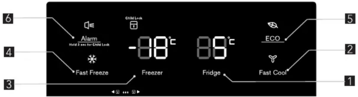 ELECTROLUX EN6084MOX - DISPLAY CONTROLS - 1