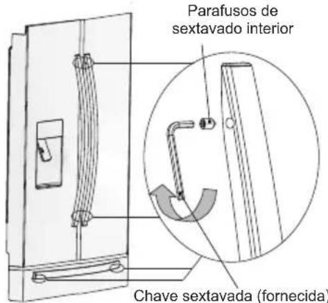 ELECTROLUX EN6084MOX - Ajustar a pega da porta - 1