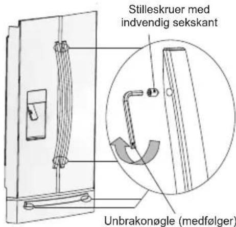 ELECTROLUX EN6084MOX - Montering af lagens handtag - 1