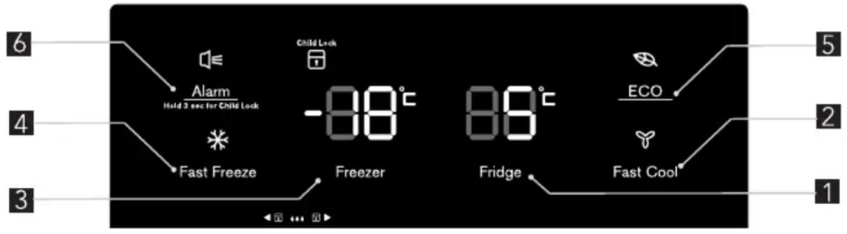 ELECTROLUX EN6084MOX - SKJERMKONTROLLER - 1