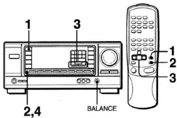 AIWA AVX120 - AJUSTE DEL EQUILIBRIO DEL NIVEL ENTRE ALTAVOCES - 1