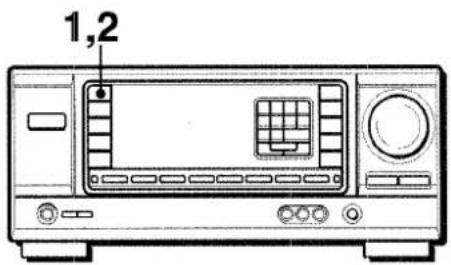AIWA AVX120 - POUR SELECTIONNER UN MODE DOLBY PRO LOGIC - 1