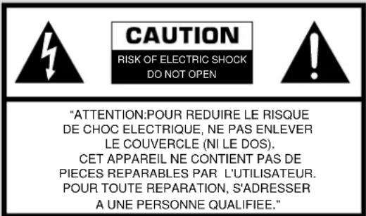 AIWA AVD97 - AVERTISSEMENT - 1