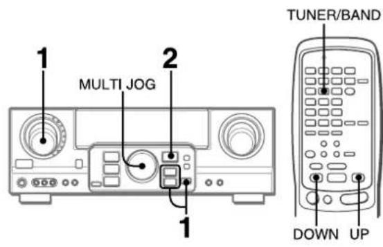 AIWA AVD97 - Pour changer l'intervalle d'accord AM - 1