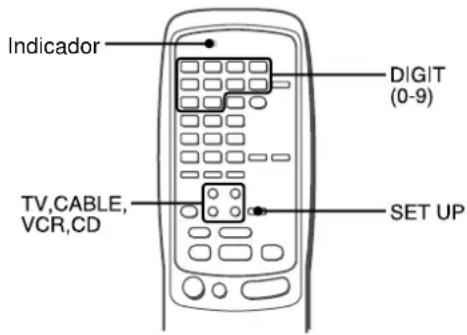 AIWA AVD97 - PARA INTRODUICIR UN CODIGO DE IDENTIFICACION DE UN EQUIPO EXTERNO - 1
