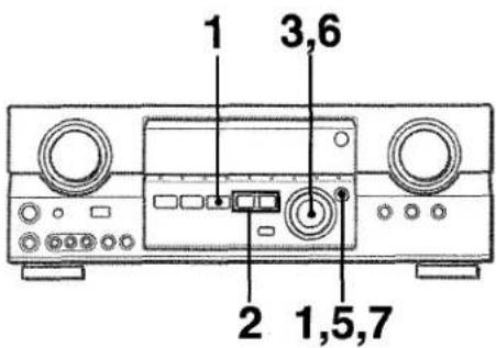 AIWA AVD35 - SETTING NEW EQUALIZATION CURVES - 1