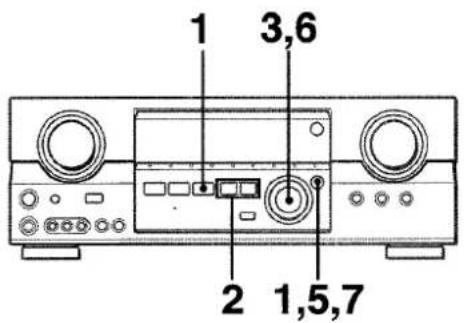 AIWA AVD35 - REGLAGE DE NOUVELLES COURBES D'EGALISATION - 1